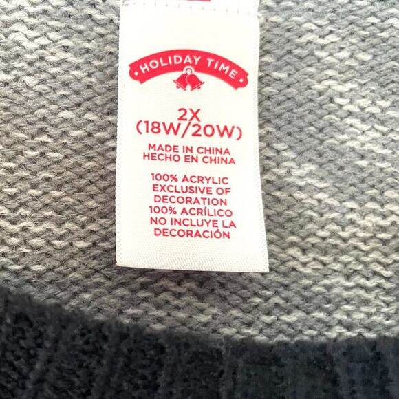 Bundle - Vest & Sweater, Rudolph Red Nosed Reindeer, Santa, Chimney Size 2X - Picture 12 of 16